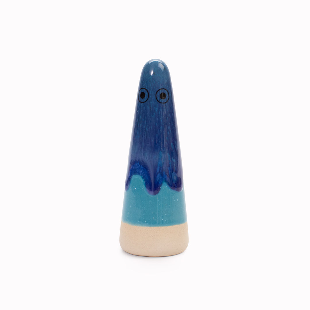 Ghost | Ceramic Figurine | Blue Hues