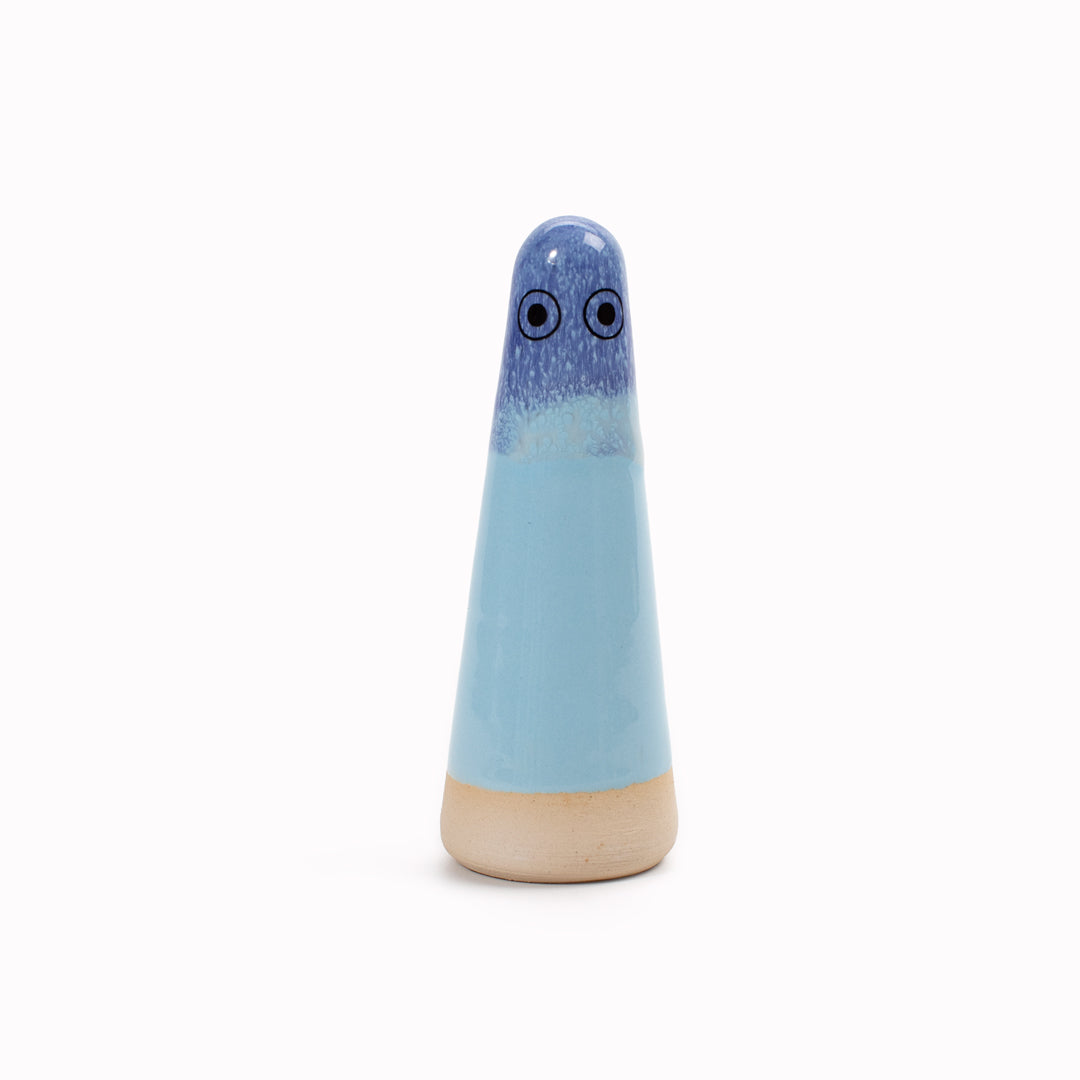 Ghost | Ceramic Figurine | Blue Hues