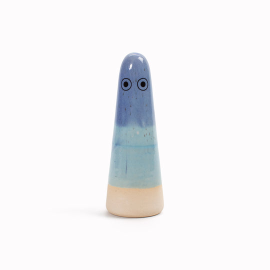 Ghost | Ceramic Figurine | Blue Hues