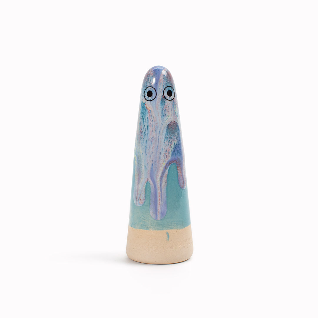 Ghost | Ceramic Figurine | Blue Hues