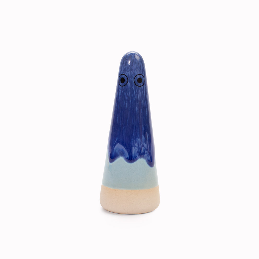 Ghost | Ceramic Figurine | Blue Hues