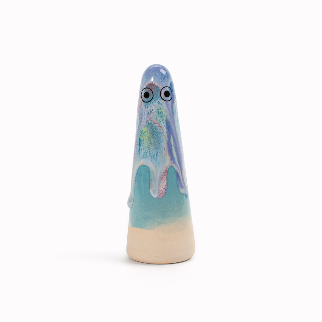 Ghost | Ceramic Figurine | Blue Hues