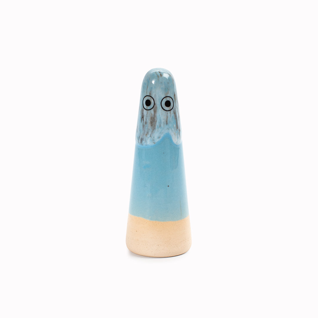 Ghost | Ceramic Figurine | Blue Hues