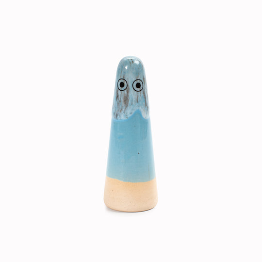 Ghost | Ceramic Figurine | Blue Hues