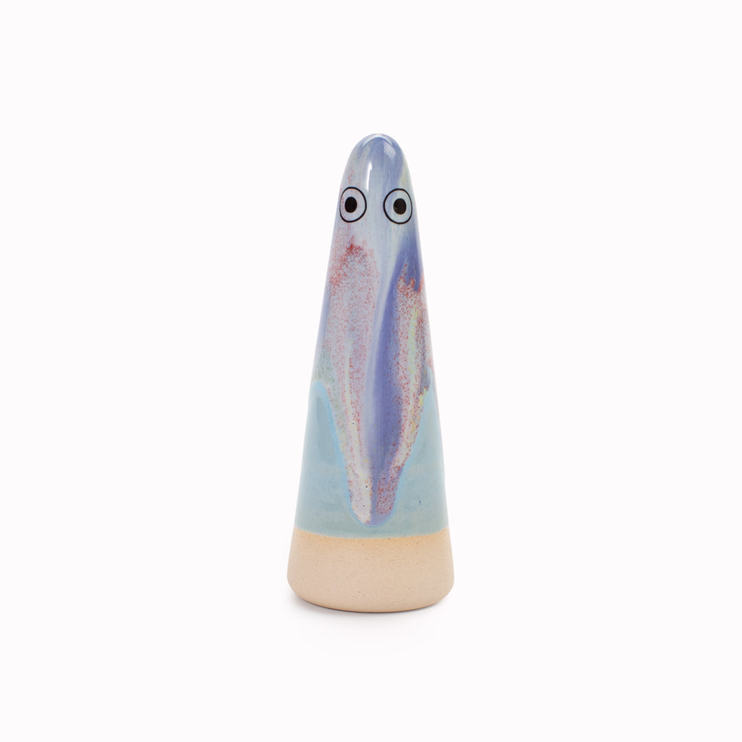 Ghost | Ceramic Figurine | Blue Hues