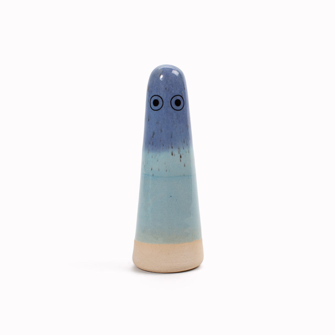 Ghost | Ceramic Figurine | Blue Hues