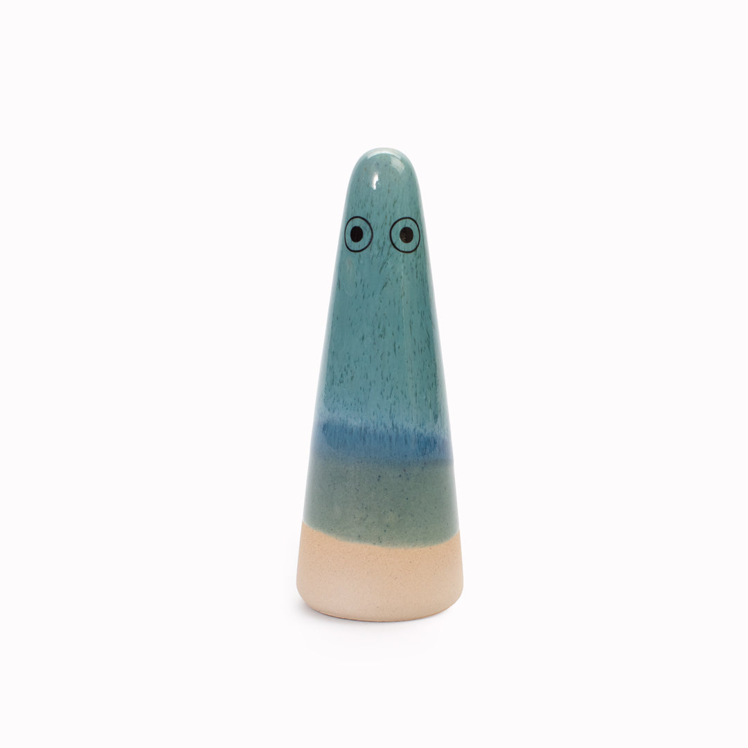 Ghost | Ceramic Figurine | Blue Hues