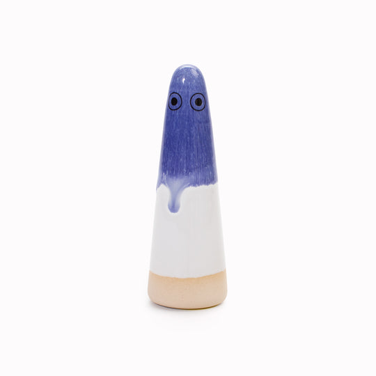 Ghost | Ceramic Figurine | Blue Hues