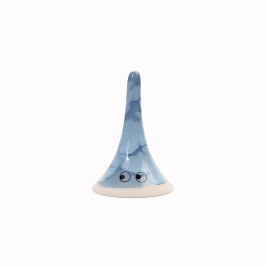 Meet Yoko! Yoko is a wide bottomed, skinny, hand glazed ceramic figurine created as a close relative of the classic Arhoj Ghost.
