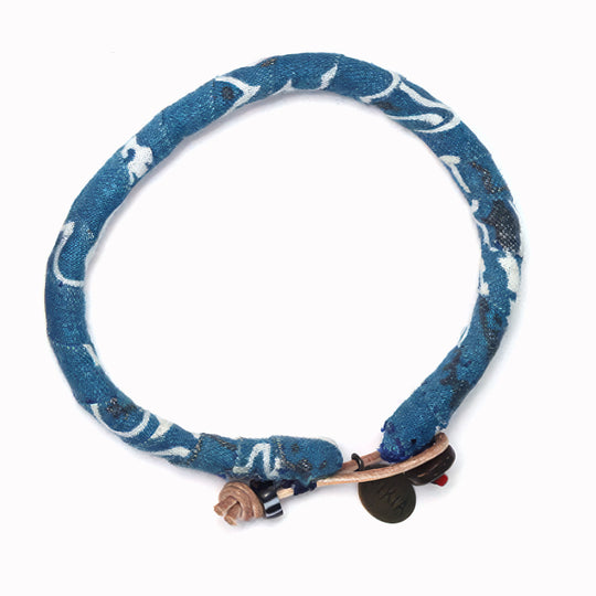 Bandana Bracelet | Blue + Green