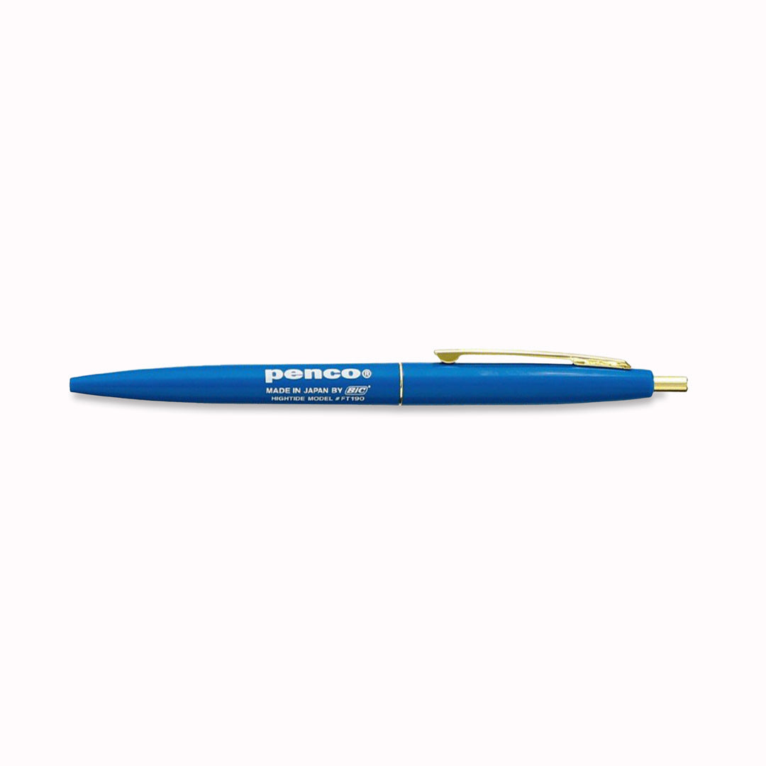 Penco's Knock ball pen has an impressively streamlined shape. Blue