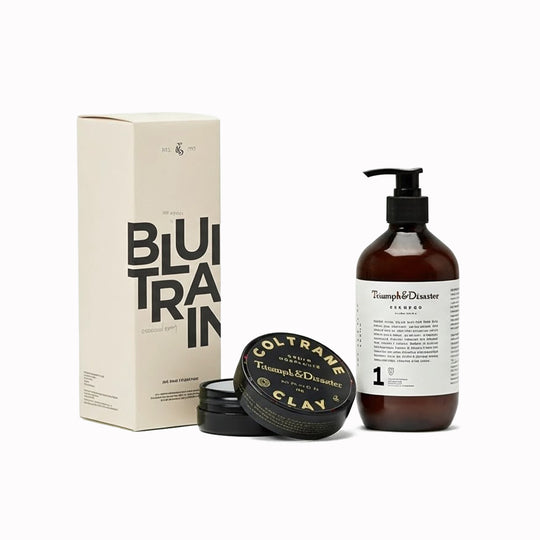 Blue Train Hair Care Kit | Shampoo And Styling Clay Duo