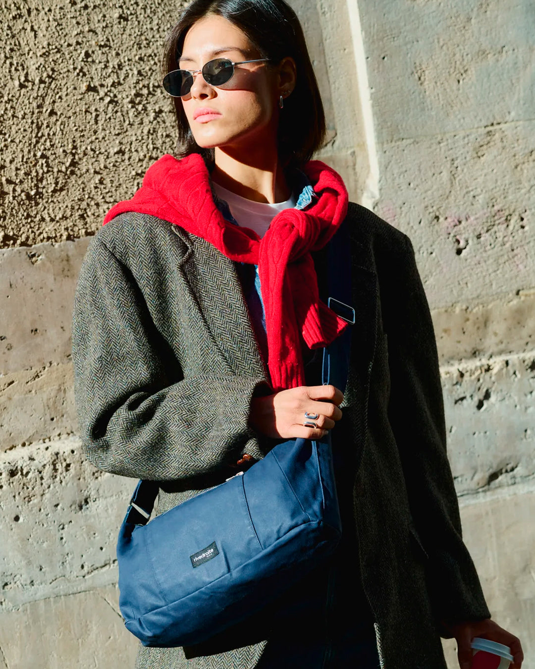 The Mini Charlot is a compact shoulder bag large enough for all your daily essentials. For AW26 the bag is made from a 100% organic cotton canvas fabric with a water resistant coating