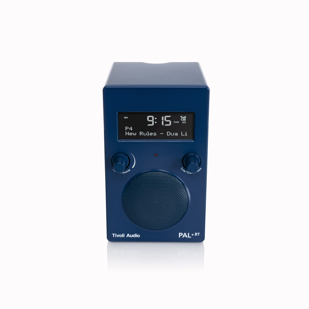 Portable digital radio from Tivoli Audio combining classic design with modern functionality. Engineered for reliability, the PAL+ BT provides versatile audio playback through its high-quality DAB+/FM digital tuner and integrated Bluetooth connectivity.