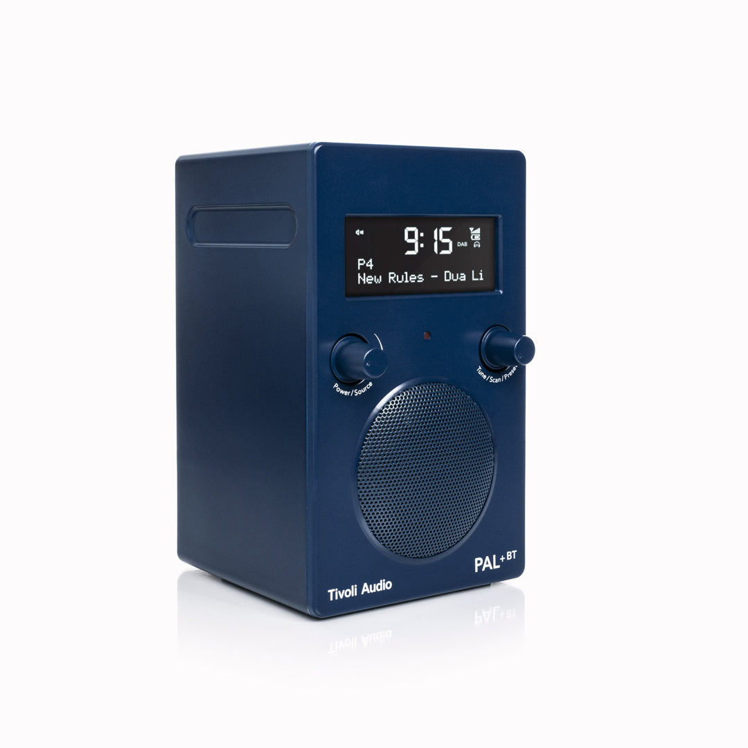 Portable digital radio from Tivoli Audio combining classic design with modern functionality. Engineered for reliability, the PAL+ BT provides versatile audio playback through its high-quality DAB+/FM digital tuner and integrated Bluetooth connectivity.