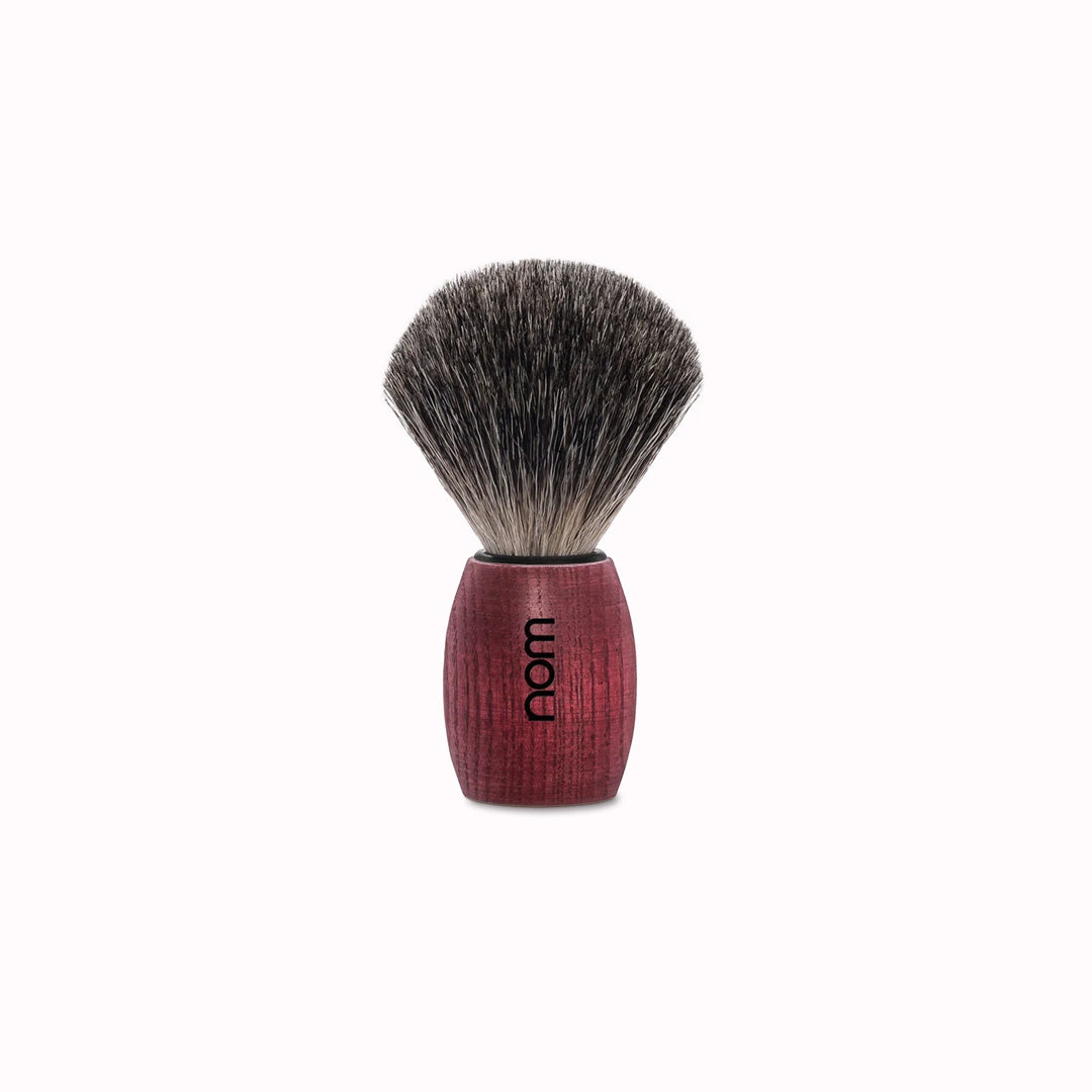 Designed to be affordable, Nom is a simply styled range of shaving brushes that make a tasteful addition to your bathroom. The Ole collection features a handle with a round silhouette, whilst the wood texture gives a contemporary and organic feel to the brush.