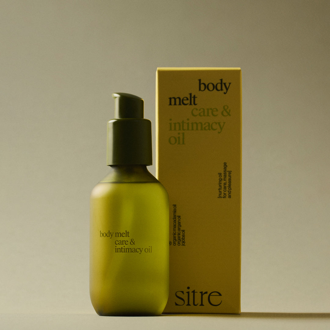 Sitre’s Body Melt isn't just a massage oil; it’s a versatile daily care oil for both massage and intimacy
