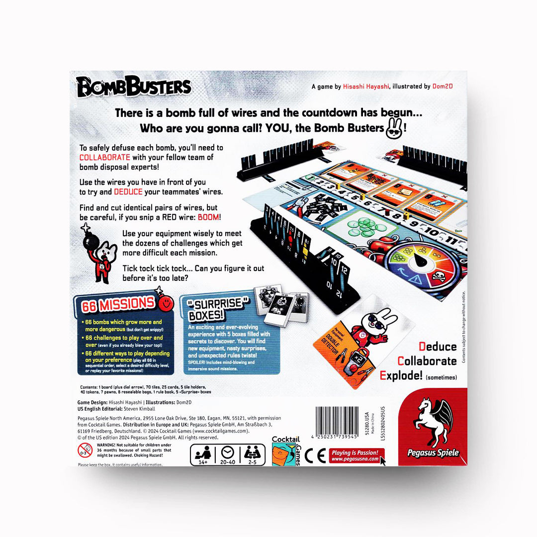 Bomb Busters | Co-Op Deduction Board Game