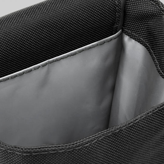 This insulated bottle bag in slate from Black+Blum is a practical, everyday carrier that keeps your bottle cool and your hands free. 
