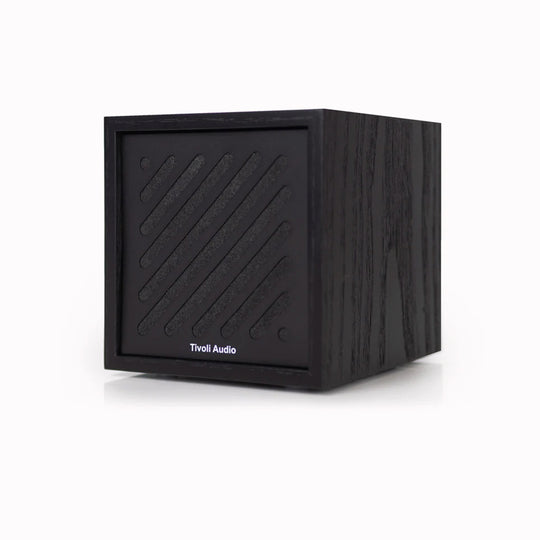 Left View - Bluetooth Boutique Speaker shows a refined aesthetic having a minimalist silhouette and compact design.