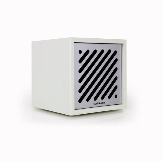 Right - Bluetooth Boutique Speaker shows a refined aesthetic having a minimalist silhouette and compact design.