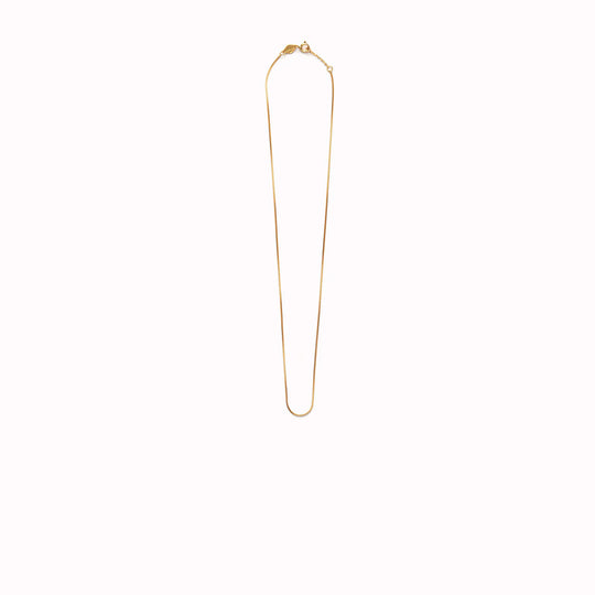 Box Chain Necklace | 18ct Gold Plate | 42cm or 58cm Chain