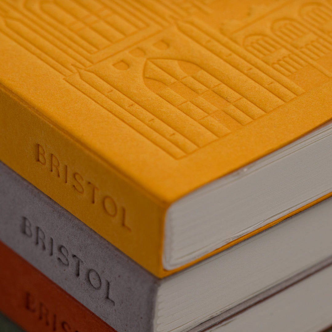 Plain paper Bristol notebook commissioned by USTUDIO from Austrian stationery brand, City Works.