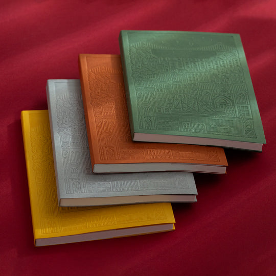 Plain paper Bristol notebook commissioned by USTUDIO from Austrian stationery brand, City Works.