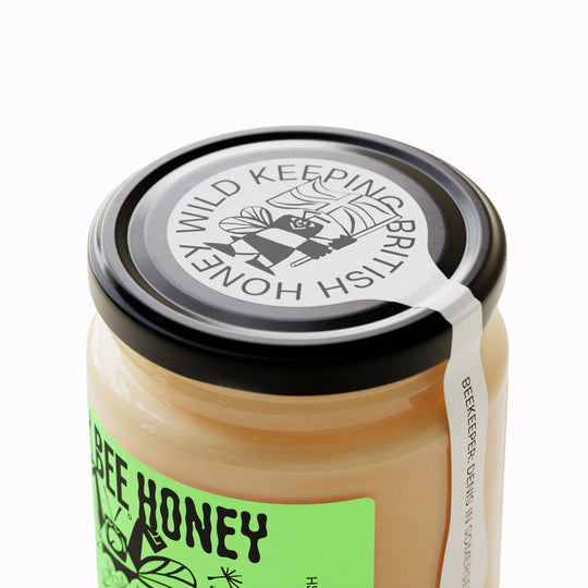 Black Bee Honey British Spring Honey is a soft-set, raw honey with a clean, lightly floral sweetness.