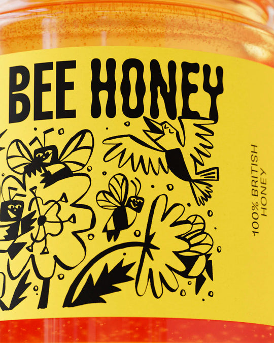 British Summer Honey is a raw, single-source wildflower honey gathered during the summer months