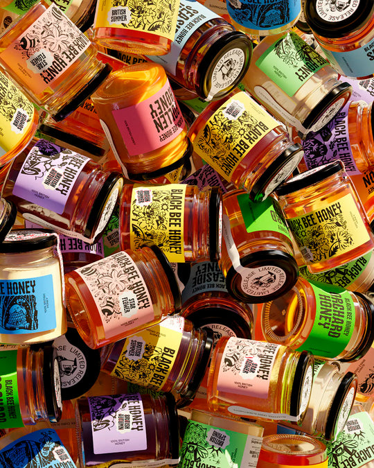 Black Bee Honey's unique selling points include their direct "flower to jar" production, their dedication to sustainability through habitat creation, and the traceability of their product.