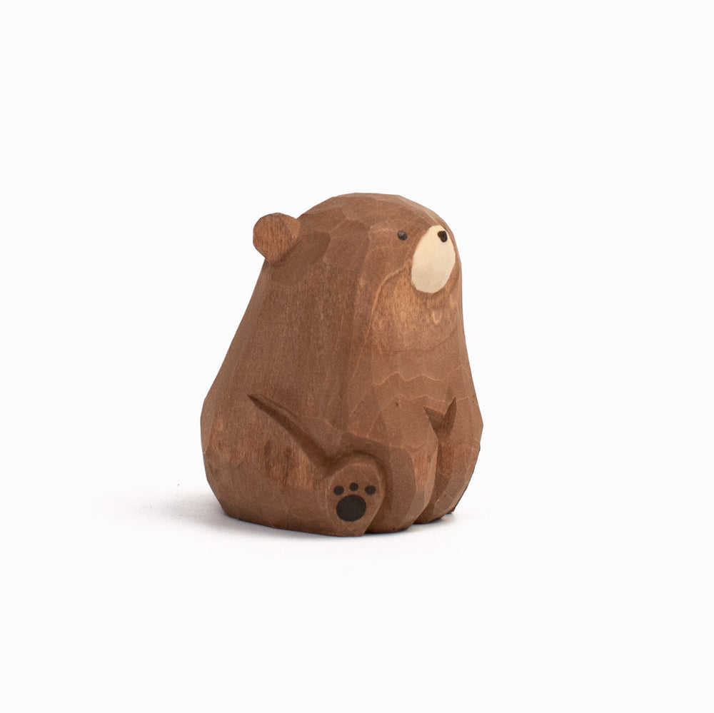 Brown Bear | Handmade Wooden Animal | Large