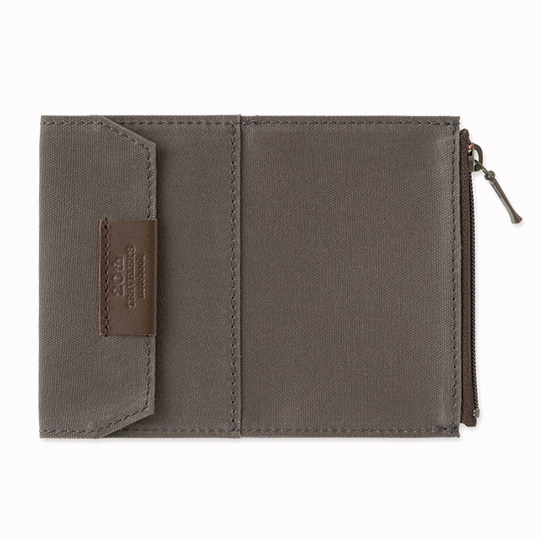 Traveler's Card Size Notebook - 20th Anniversary | Brown Leather
