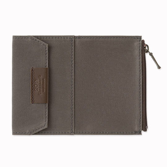 Traveler's Card Size Notebook - 20th Anniversary | Brown Leather