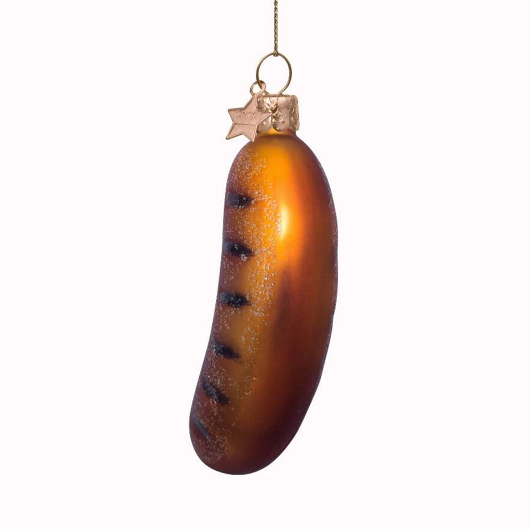 Brown Sausage | Christmas Tree Ornament