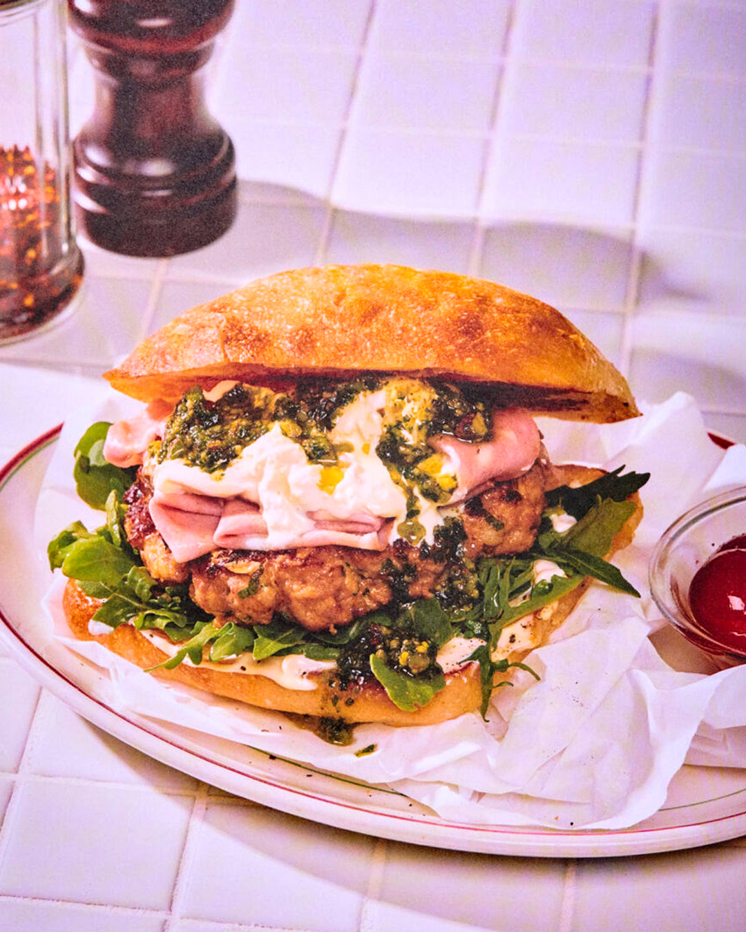 Alongside the classics are the Southern-Fried Chicken Waffle Breakfast Burger, Gochujang Fried Chicken Burger