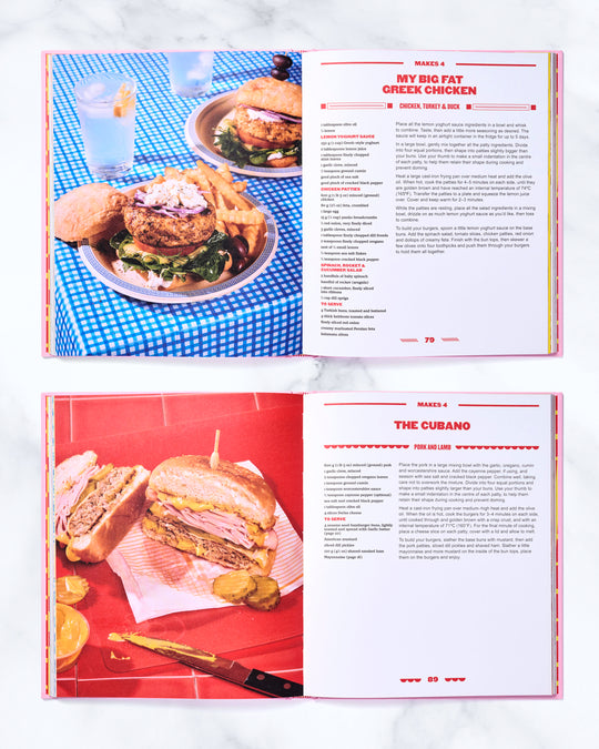 Alongside the classics are the Southern-Fried Chicken Waffle Breakfast Burger, Gochujang Fried Chicken Burger