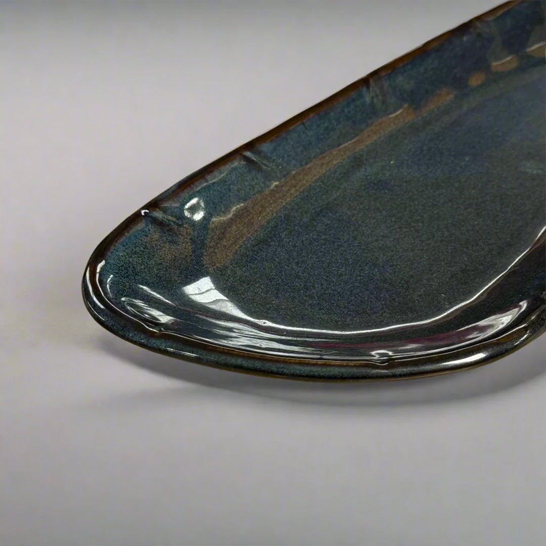 Triangular Plate | Neptune Glaze | 27cm