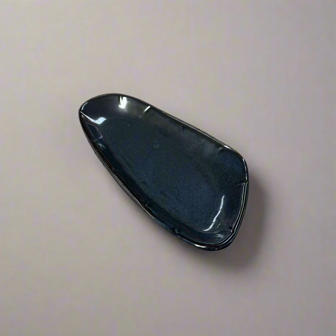 Triangular Plate | Neptune Glaze | 27cm