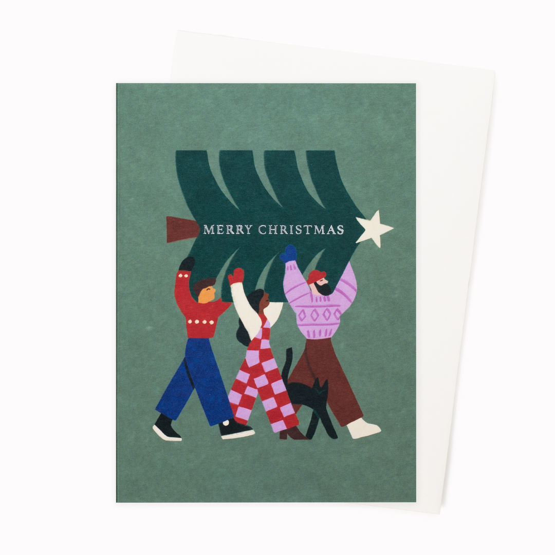 Tree Time | Christmas Card | Ana Gaman