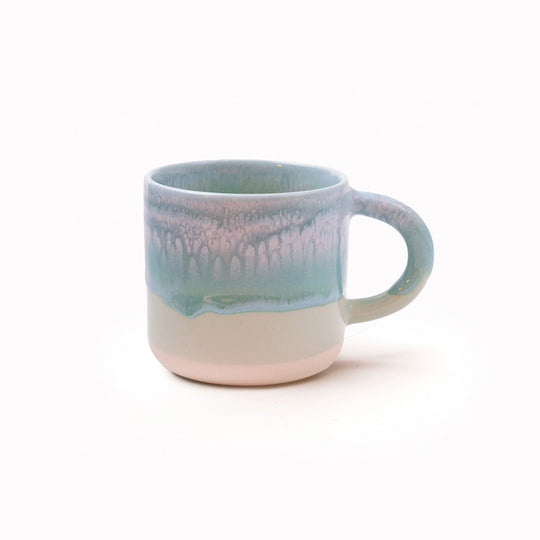 Chug Mug | Ceramic Drip Glazed Mug | Pastel Shades