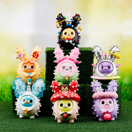 Cactus Bunnies Series 2 Blind Box features more of the spiky bunny family doing what they love to do
