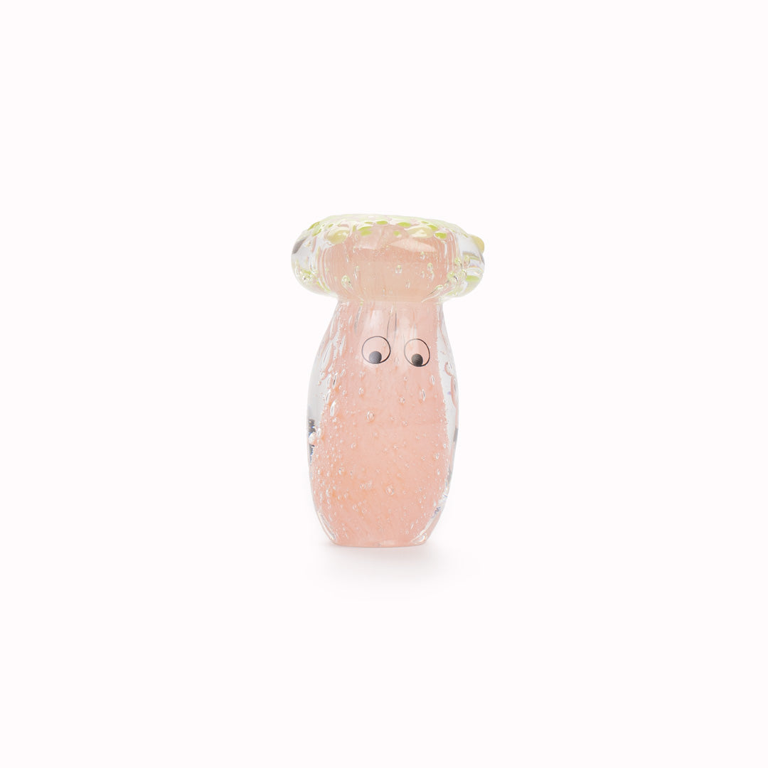 Crystal Blob | Glass Figurine | Speckled Shroom