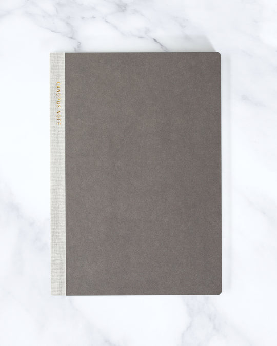 The notebook has 88 sheets / 176 pages of plain 73gsm Canopus paper and includes a removable guide sheet with grid layout on one side and ruled layout on the other.