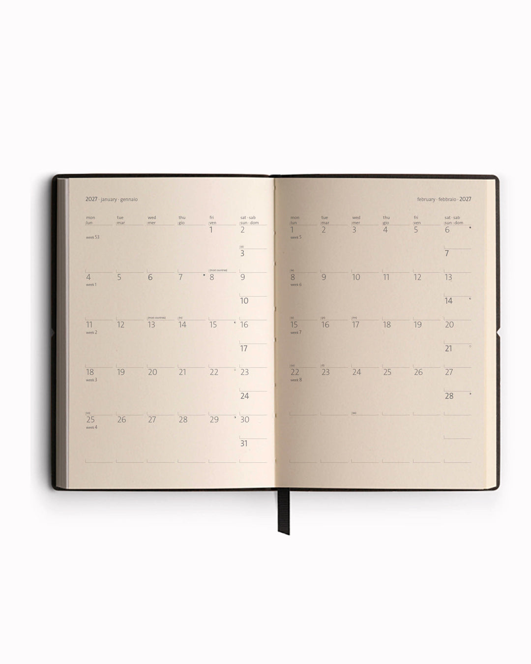 Canvas Daily Diary | 2027 | A5