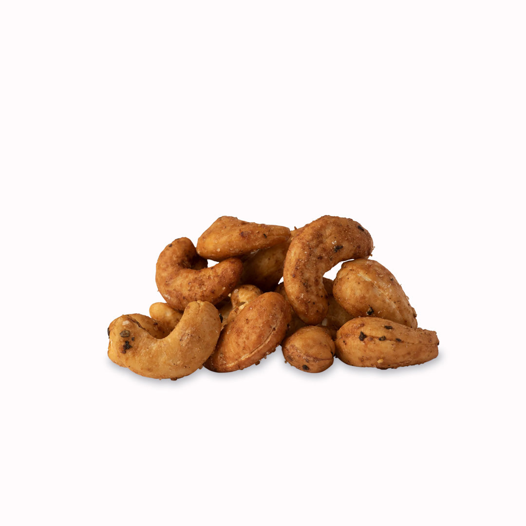 Cajuu's Vanilla Salted Caramel Cashew Nuts offer a unique blend of flavours that tantalize the taste buds with a combination of sweet and savoury notes.