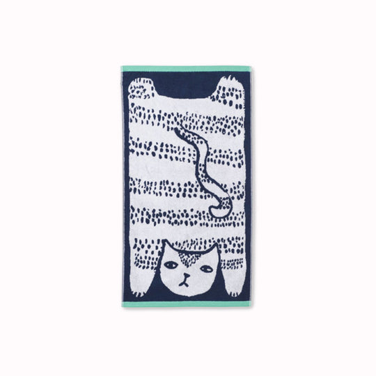 Donna Wilson has created a charming collection of Cat Towels, featuring a playful cat face design that adds a touch of whimsy to any bathroom.
