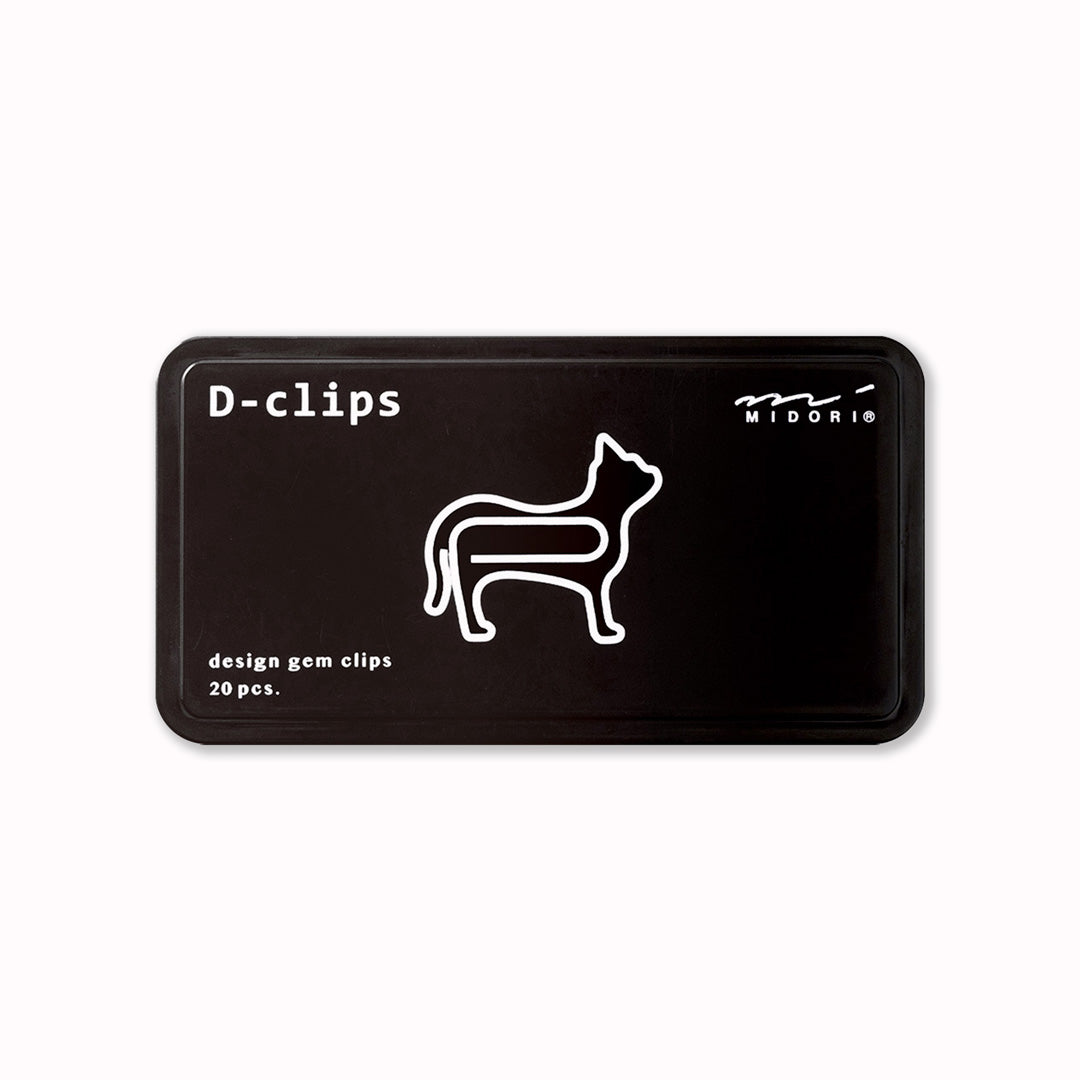 Classic animal shaped paper clips from Japanese brand, Midori. These paper clips were first designed in 2008 as a fun and reusable paper clip for Japanese schools and offices.