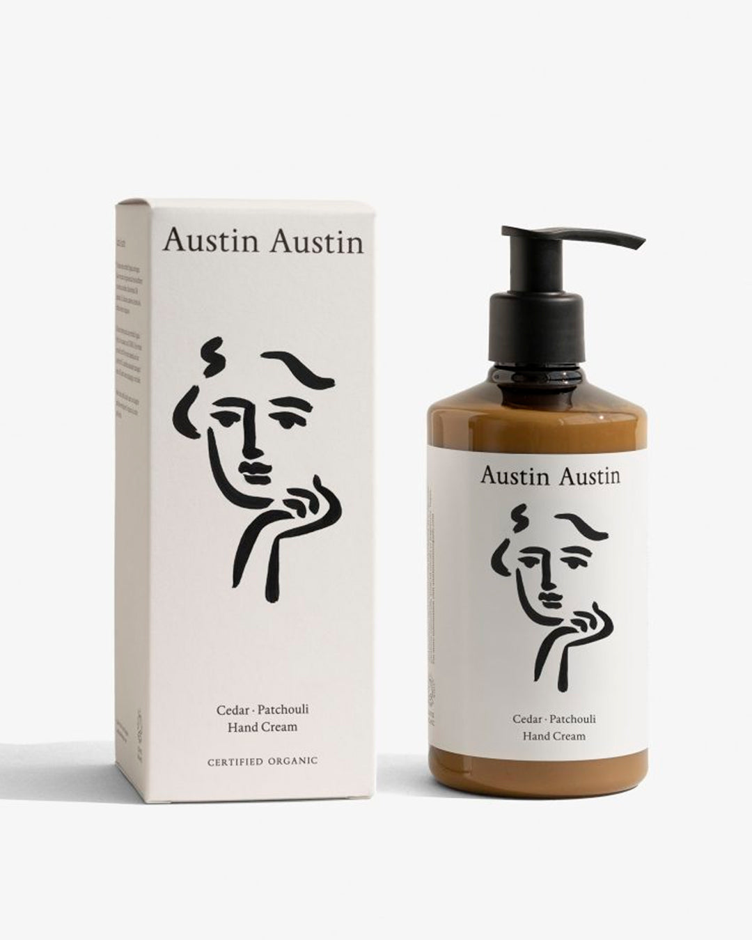 Austin Austin’s Cedar &amp; Patchouli Hand Cream offers luxurious care for your hands, combining high-quality, certified organic ingredients with a commitment to sustainability