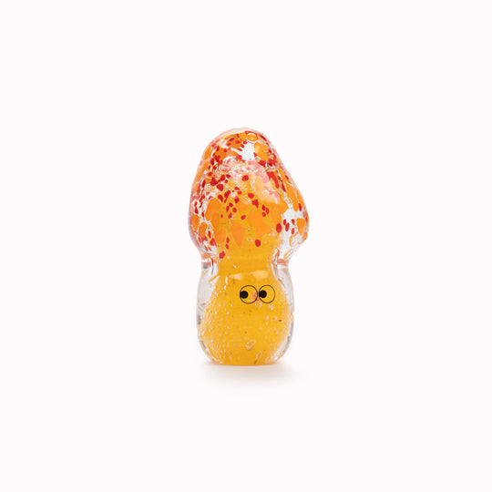 Crystal Blob | Glass Figurine | Speckled Shroom